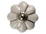 Pomello Per Porta Clayre & Eef Ø 4 Cm Ceramica Color Oro Beige