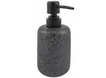 Distributore Di Sapone Liquido Da Bagno 350 Ml In Gres Grigio