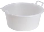 Bacinella Ics P9145, 18 Litri, 45 Cm, Bianca, Rotonda, Con Manici
