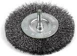 Spazzola Strend Pro CWB-508, 100 Mm, Circolare, Ondulata, Con Gambo, Filo 0,3 Mm