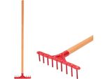 Rastrellino Da Giardino Strend Pro Herrison 9357, 9 Denti, Rastrello Mini, Con Manico