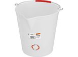 Secchio Ics P5112, 12 Litri, 28X27 Cm, Bianco, Con Beccuccio