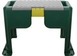 Sedia Strend Pro TC1611, Da Giardino, Con Vano Portaoggetti, Inginocchiatoio, 57X27X37 Cm