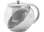 Teiera Magichome TP108, 1100 Ml, Vetro/Acciaio Inox