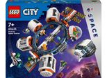Lego City Space Stazione Spaziale Modulare, Modello Di Astronave Con Veicoli Spaziali, Regalo Per Bambini, Ragazzi E Ragazze Dai 7 Anni In Su, Stazione Di Ricerca Modulare Con 6 Figure Di Astronauti 60433