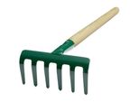Rastrello, 6 Denti, Con Manico 55 Cm, Fed