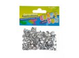 Bottone In Paillettes Metalliche 8 Mm Oro Craft With Fun