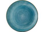 Churchill Stonecast Raw Teal Teller Flach, Coup, ø: 288 Mm