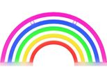 Forever Light Neon Led Arcobaleno 5 Colori Luce Notturna FLNE14X