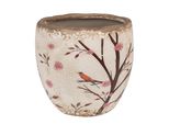 Vaso Da Fiori Clayre & Eef Ø 14X14 Cm Rami Di Ceramica Beige Marrone
