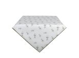 Tovaglia Clayre & Eef 100X100 Cm In Cotone Bianco Olive