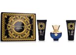 Versace Pour Femme Dylan Blue Set Eau De Parfum, 50 Ml + Gel Doccia, 50 Ml + Lozione Corpo, 50 Ml