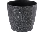 Vaso Strend Pro Stone, 23X20,5 Cm, Nero, Effetto Pietra