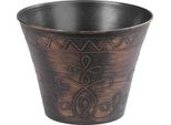 Vaso Strend Pro Flower, 24,5X19,3 Cm, Oro, Effetto Metallico