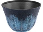 Vaso Strend Pro Flower, 30X19 Cm, Grigio-Blu