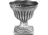 Vaso Strend Pro Antik, Con Piedistallo, 30X30 Cm, Argento, Effetto Metallico