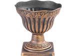 Vaso Strend Pro Antik, Con Piedistallo, 30X30 Cm, Oro, Effetto Metallico