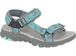 Pdq - Sandali Donna, Logo DF2403 (42 Eu) (Verde Menta/Grigio)