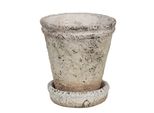 Vaso Da Fiori Clayre & Eef Ø 11X12 Cm Pietra Beige