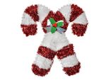 Clayre & Eef Decorazione Natalizia Bastone Di Zucchero 32X3X36 Cm Rosso Bianco Plastica