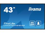 Iiyama Prolite LH4375UHS-B1AG - Classe Di Diagonale 109 Cm (43") (108 Cm (42,5""))"
