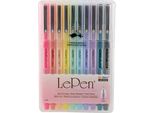 Marvy Uchida Le Pen Fineliner Set Pastello 0,3 Mm 10 Pezzi