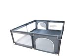 Box Per Bambini, Barriera Di Sicurezza, Area Giochi Antiscivolo, Grigio