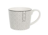Tazza Clayre & Eef 275 Ml In Vetroceramica Bianca A Pois