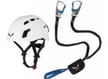 Freno Da Via Ferrata Salewa Premium Attac + Casco Salewa Toxo