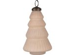 Guaina Natalizia Clayre & Eef Ø 7X13 Cm Vetro Beige