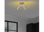 Opviq, Ledbanana - 13687,Lampadario, Cromo, Corpo In Metallo, 57 X 57 X 20 Cm