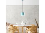 Opviq, Duz - Turchese, Lampadario, Turchese, Corpo In Metallo, 20 X 20 X 25 - 110 Cm