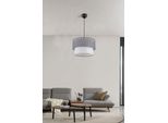 Opviq, Corallo - Grigio, Bianco,Lampadario, Grigio, Corpo In Metallo, 30 X 30 X 70 Cm