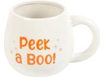 Something Different - Tazza Nascondino "Peek A Boo!"", Arrotondata SD6180 (Taglia Unica) (Bianco/Arancione)"