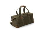 Quadra - Borsa Da Viaggio "Heritage"", Inserti In Pelle BC5215 (Taglia Unica) (Verde Oliva)"