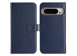 Custodia Google Pixel 9/Google Pixel 9 Pro - Vera Pelle - Selencia Flip Cover - Blu