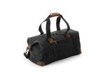 Quadra - Borsa Da Viaggio "Heritage"", Inserti In Pelle BC5215 (Taglia Unica) (Nero)"