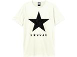 Amplified - Maglietta "Black Star"" Per Uomo/Donna Unisex GD1294 (L) (Bianco)"