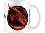 Dungeons & Dragons - Tazza Da Caffè, Testa Di Drago Rosso PM10702 (Taglia Unica) (Bianco/Rosso)