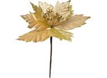 Stella Di Natale Artificiale Clayre & Eef Ø 21X25 Cm Plastica Color Oro