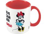 Disney - Tazza Da Caffè, Nastro PM10796 (Taglia Unica) (Bianco/Rosso)