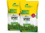 Greenyp® Sport I Tappeto Erboso Sportivo E Da Gioco Resistente I 20 Kg Per 800 M² I Tappeto Erboso Sportivo Semi Di Prato Semi Di Prato Semi Di Prato Risemina Rapida [Set]