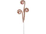 Clayre & Eef Lecca-Lecca Decorazione Natalizia 68 Cm Rosso Verde Plastica