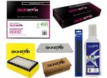 Skinstar Ski Wax Starter Set 6 Pezzi Cera Universale Alpino + Nordico + Tavola