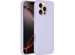 Custodia Per Iphone 16 Pro Max - Silicone - Accezz Soft Case/Backcover - Viola