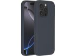 Custodia Per Iphone 16 Pro - Silicone - Accezz Soft Case/Backcover - Blu Scuro