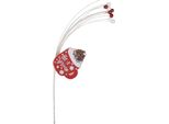 Decorazione Natalizia Clayre & Eef 45 Cm Plastica Rossa