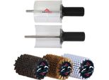 Racewax Roto Brush Set Di Spazzole In Nylon Con Crine Di Cavallo E Rame 100 Mm Speedstick
