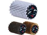 Racewax Roto Brush Set Di Spazzole In Nylon Con Crine Di Cavallo E Rame 120 Mm Rotobrush