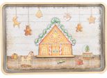 Vassoio Clayre & Eef 32X22X2 Cm Marrone Melamina Natale